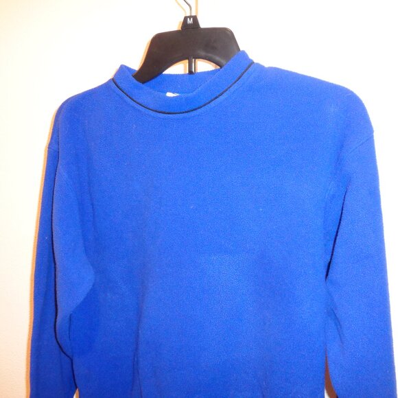 Bike Women's Vintage Fleece Pull On Top Size Small Polyester Long Sleeve - Picture 3 of 11